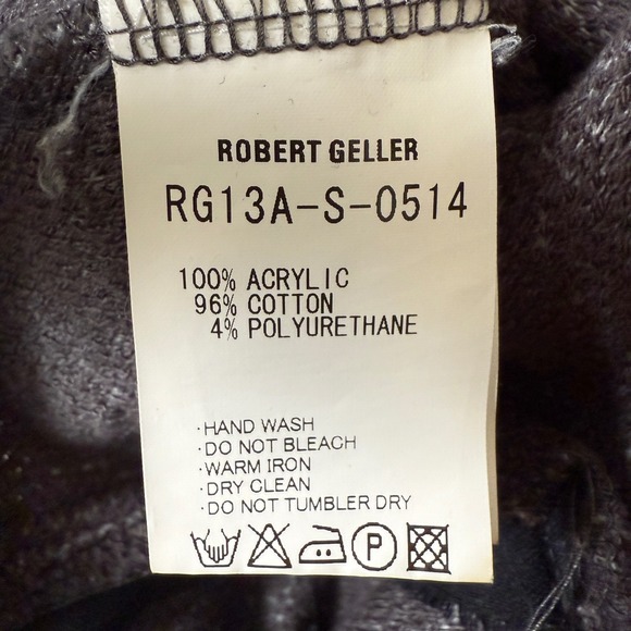 ROBERT GELLER Men's Small Brown Textured Bomber Jacket Size S - Picture 6 of 7